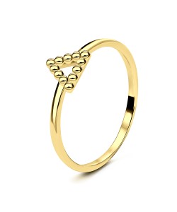 Gold Plated Silver Rings NSR-2879-GP